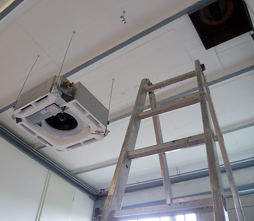 Installation der Klimaanlage 3