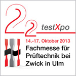 Logo testXpo 2013 in Ulm